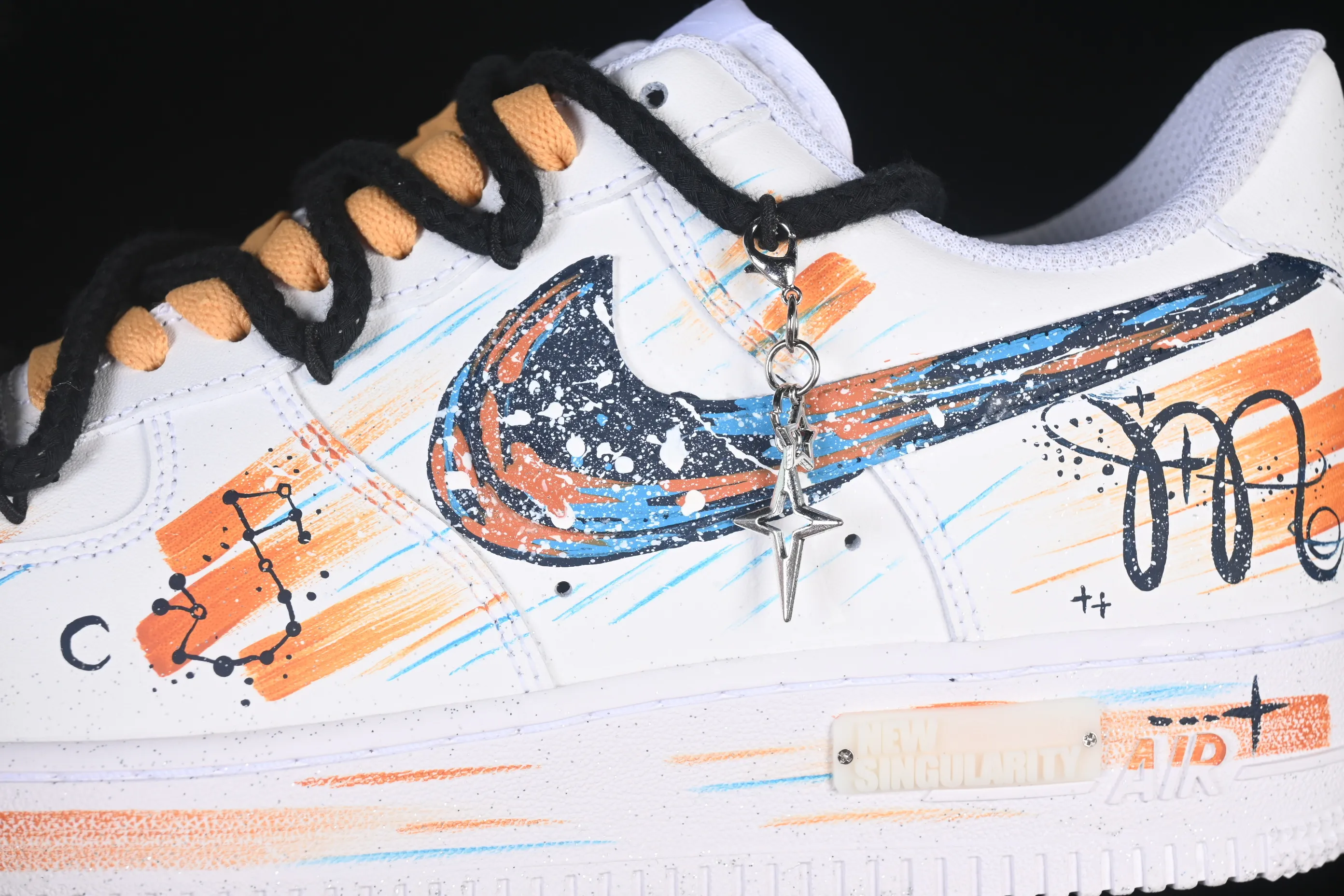 All categories Nk Air Force 1 Air Force series Nk Air Force 1 Low Air Force low-top Nike Air Force 1'07 Low "Scorpio" Hand-painted graffiti Twelve zodiac signs series Scorpio Air Force 1 low-top casual sneakers Constellation 10241122